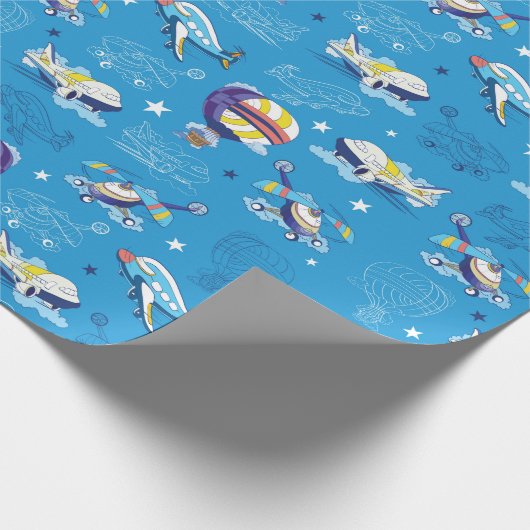 In de lucht cadeaupapier (Hoek)