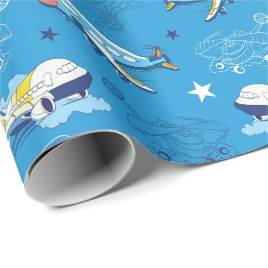 In de lucht cadeaupapier (Rol Hoek)