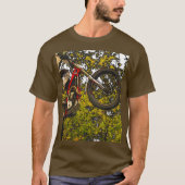 In de lucht - Dirt Bike Race T-shirt (Voorkant)
