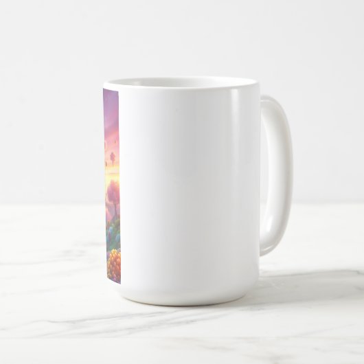 In de lucht. koffiemok (Voorkant rechts)