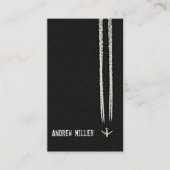 In de lucht/op grote hoogte Vliegtuigpiloot Visitekaartje (Voorkant)