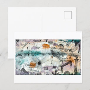 In de lucht   Paul Klee   Briefkaart