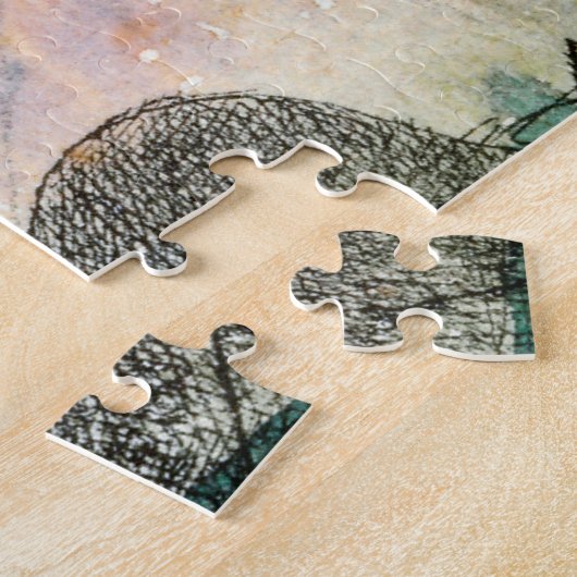 In de lucht | Paul Klee | Legpuzzel (Zijkant)