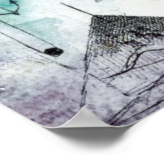 In de lucht | Paul Klee | Poster (Hoek)