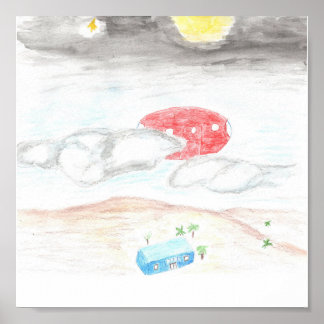In de lucht poster