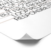 In de lus Awareness Design voor Casual Conversati Poster (Hoek)