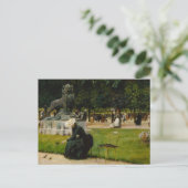 In de Luxemburgse tuindoek Briefkaart (Staand voorkant)