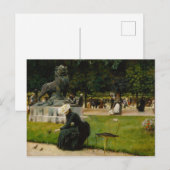 In de Luxemburgse tuindoek Briefkaart (Voorkant / Achterkant)