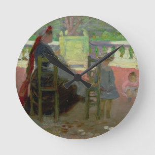 In de Luxemburgse tuinen Ronde Klok