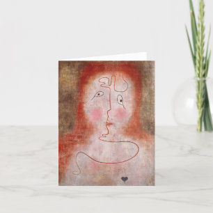 In de Magic Mirror door Paul Klee Bedankkaart