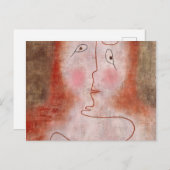 In de Magic Mirror door Paul Klee Briefkaart (Voorkant / Achterkant)