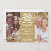 In de Making 50e bruiloft Jubileum 2 foto Kaart (Voorkant)