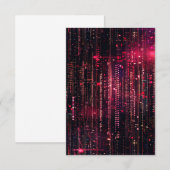 In de matrix bedankkaart (Voorkant / Achterkant)