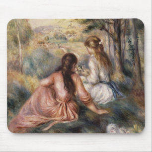 In de Meadow door Pierre-Auguste Renoir Muismat
