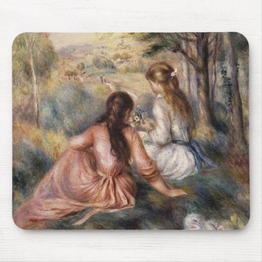 In de Meadow door Pierre-Auguste Renoir Muismat (Voorkant)