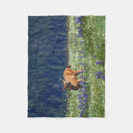 In de Meadow Fleece Deken (Voorkant)