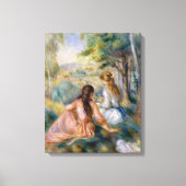 In de Meadow, Pierre-Auguste Renoir Canvas Afdruk (Voorkant)