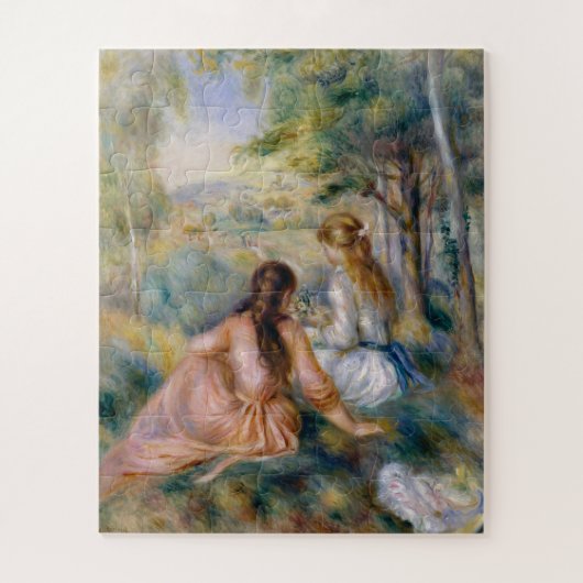 In de Meadow, Pierre-Auguste Renoir Legpuzzel (Verticaal)