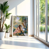 In de Meadow, Pierre-Auguste Renoir Poster