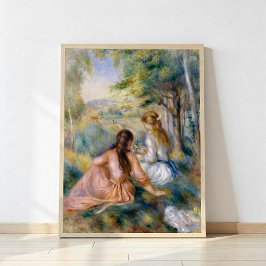 In de Meadow, Pierre-Auguste Renoir Poster