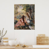 In de Meadow ~ Pierre-Auguste Renoir Poster (Keuken)