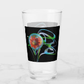 In de middelste glazen tuimelaar blijven steken (Achterkant)