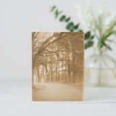 In de mist - Briefkaart (Staand voorkant)