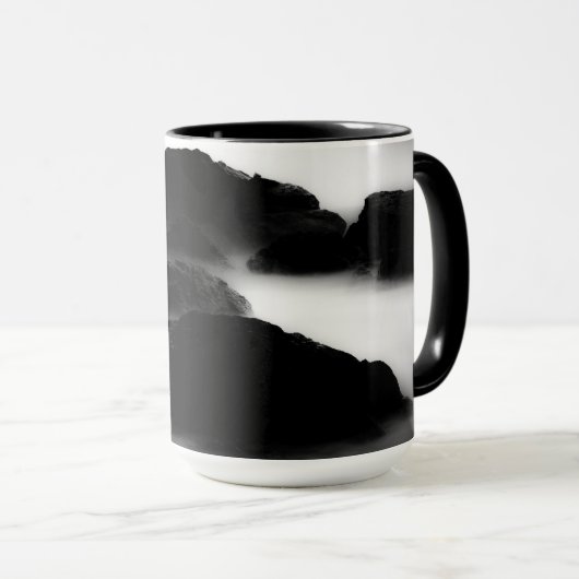 In de Mist-koffiebeker Oregon Coast Brookings Mok (Voorkant rechts)