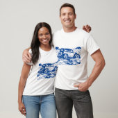 In de modder geplakt - Deep Blue T-shirt (Unisex)
