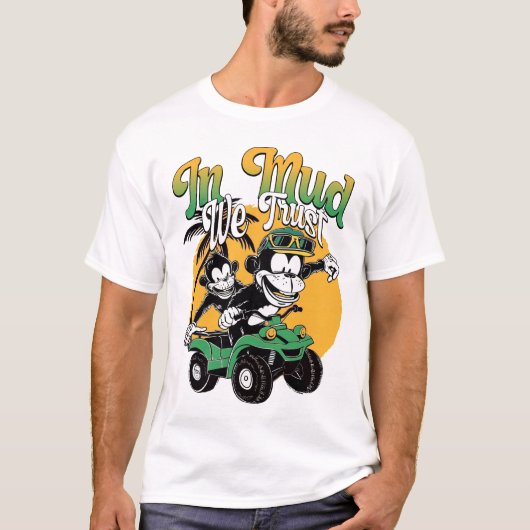 In de modder vertrouwen we t-shirt (Voorkant)