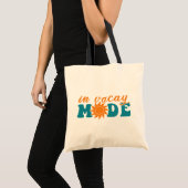 In de modus Vacay: Zonnezomervakantie Tote Bag (Voorkant (product))