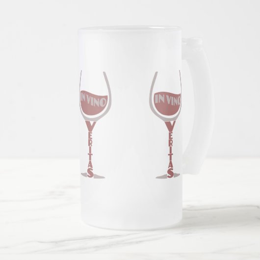In de mok van Vino Veritas - kies stijl en kleur (Voorkant rechts)