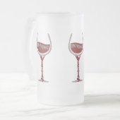 In de mok van Vino Veritas - kies stijl en kleur (Voorkant links)