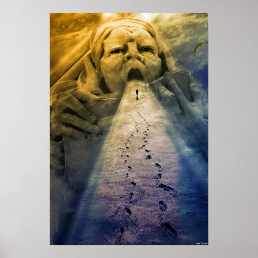 In de mond van de Giant Poster (Voorkant)