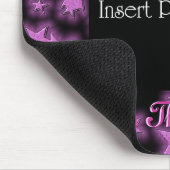 In de Muismat Stars Pink Star Pattern Lijst (Hoek)