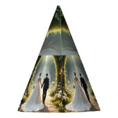 In de mystiek: de reis van de Pas getrouwd Feesthoedjes (Achterkant)