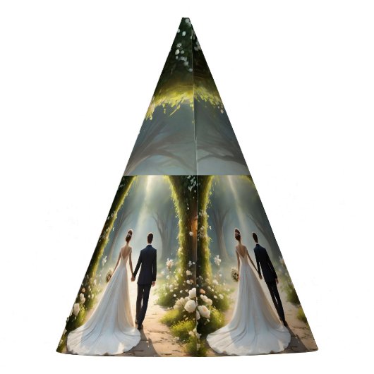 In de mystiek: de reis van de Pas getrouwd Feesthoedjes (Achterkant)