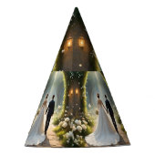 In de mystiek: de reis van de Pas getrouwd Feesthoedjes (Voorkant)