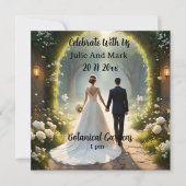 In de mystiek: de reis van de Pas getrouwd Save The Date (Voorkant)