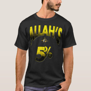 In De Naam Van Allah 5 7 Halve Maan Ster T-shirt