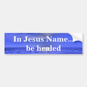 IN DE NAAM VAN JESUS-BUMPERSTICKER BUMPERSTICKER