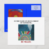 IN DE NAAM VAN JESUS CHRIST BRIEFKAART (Voorkant / Achterkant)