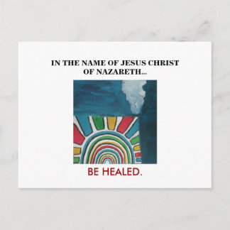 IN DE NAAM VAN JESUS CHRIST BRIEFKAART