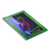 In de nacht (Groene Achtergrond) het Groene Spel v Notitieboek (Rechterzijde)