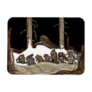 In de nacht van de winter magneet