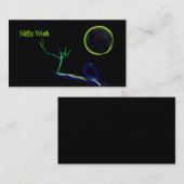 In de nacht visitekaartje (Voorkant / Achterkant)
