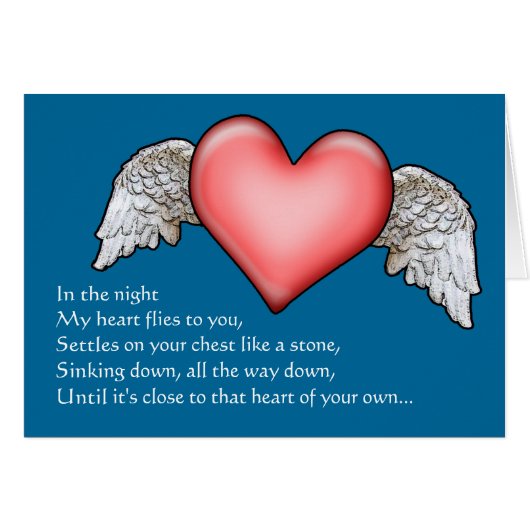 In de nacht vliegt mijn hart naar jou... (Voorkant Horizontaal)