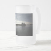 In de nacht zeilen matglas bierpul (Voorkant rechts)