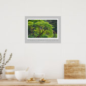 In de natuur is het behoud van de wereld poster (Keuken)