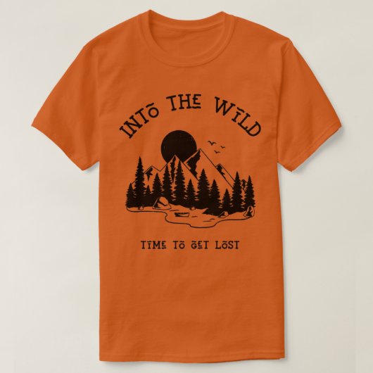 In de natuur t-shirt (Design voorkant)